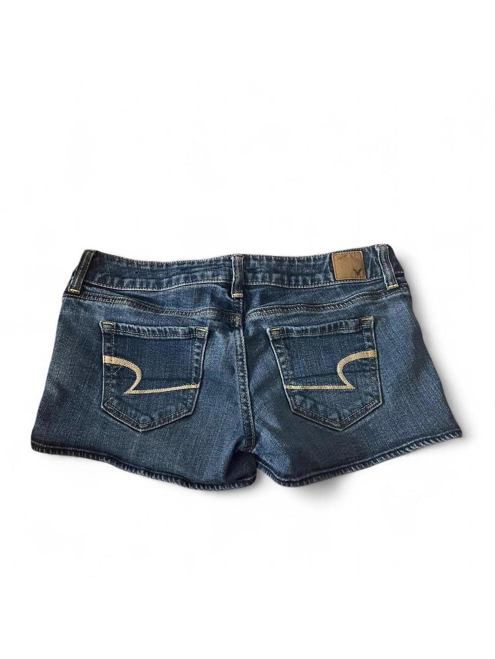 Y2K American Eagle navy low rise shorts
